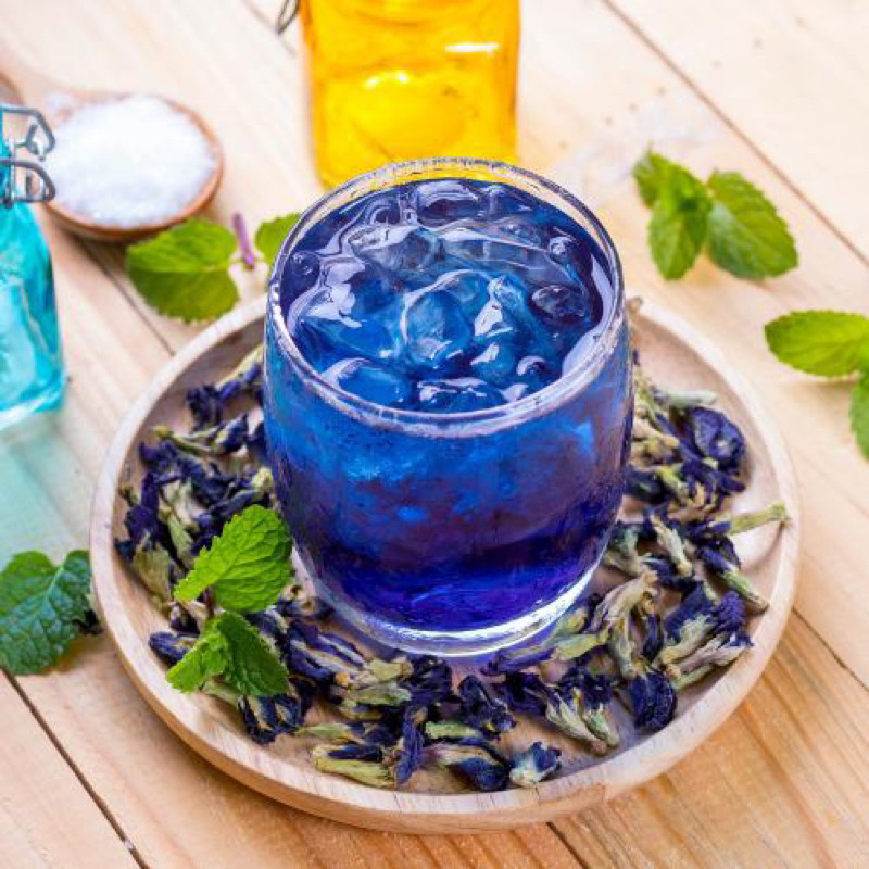 Trà Hoa Đậu Biếc 100% Thiên Nhiên Dùng Pha Trà ,Làm Bánh, Làm Màu Thực Phẩm Tự Nhiên