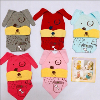 [CÓ CLIP] SET KHĂN + MŨ CÚN 100% COTTON CHO BÉ TỪ 3TH - 3T(MẪU 3)