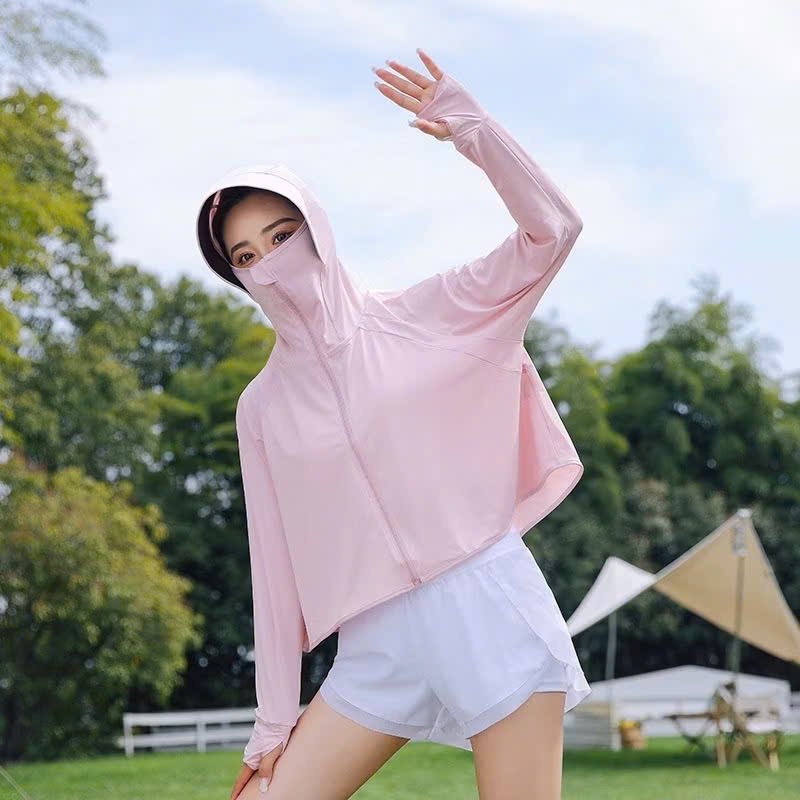 Áo chống nắng nữ Cánh Rơi chất Thun Lạnh mềm mịn, Chống tia UV