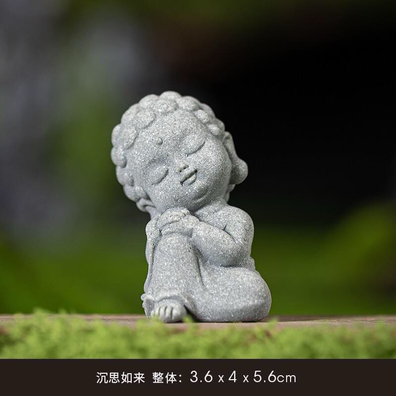 Tượng Phật mini trang trí bằng đá sa thạch