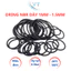 Gioăng Cao Su Oring NBR Dày 1mm - 1.5mm - Ron Cao Su Chịu Nhiệt, Kháng Dầu, Chống Rò Rỉ Đủ Size 4mm Đến 30m
