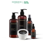 Bộ 5 Sản Phẩm Chăm Sóc Tóc Bồ Kết và Vỏ Bưởi HERBARIO Bao Gồm Dầu Gội, Dầu Xả, Xịt Dưỡng, Serum, Kem Ủ Tóc — ảnh 2