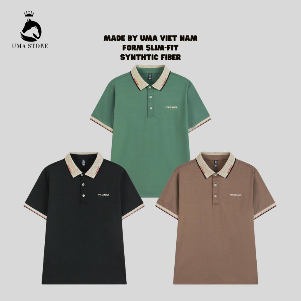 Combo Áo Polo Nam UMA STORE Thêu Poloumaor Chất Liệu Vải Cotton