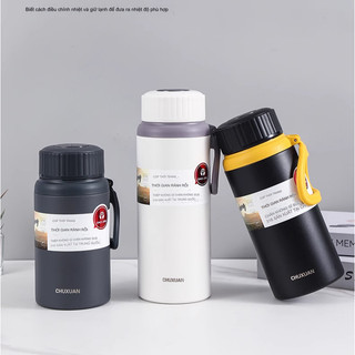 Bình giữ nhiệt 1000-1500ml Hilogi inox 316, bình nước inox sơn nhám chống xước giữ nhiệt lạnh 20g, nóng 10h