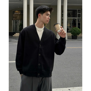 [Clean Fit] Áo khoác Cadigan Basic cho Nam kiểu dáng rộng Hàn Quốc - Minimal style