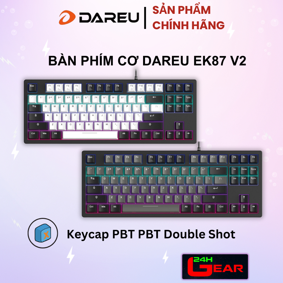 Bàn Phím Cơ Dareu EK87 Chính Hãng, Giá Tốt | Shopee Việt Nam