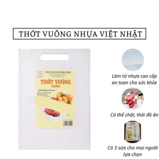 Thớt Nhựa Vuông  Việt Nhật Đủ Size Bền Đẹp Thớt Nhựa Cao Cấp Kháng Khuẩn