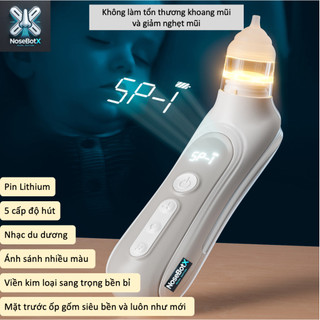 Máy hút mũi UB-007 chip mạnh mẽ mặt ốp gốm viền kim loại bền bỉ luôn như mới với đèn ngũ sắc