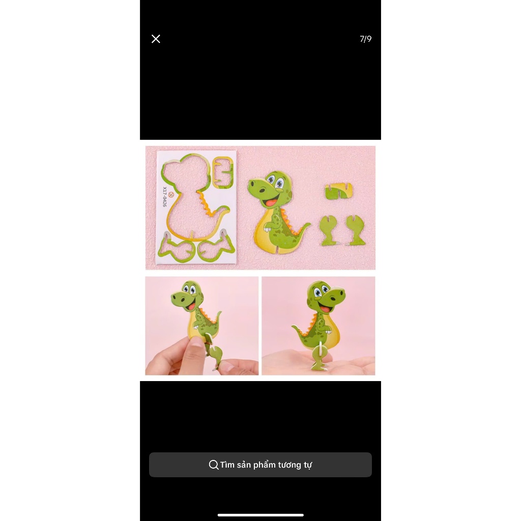 Ảnh Miếng Ghép Xếp Hình 3D Đồ Chơi Sáng Tạo Cho Bé Côn Trùng - Con Vật - Đồ Vật - GLENN DOMAN 2