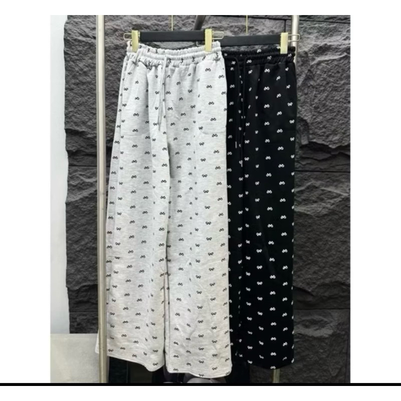 Quần xuông hoạ tiết  nơ cạp  chun có  túi  30-65 kg chất  dạ cá  tàu  mềm  mịn mặc 4 mùa | BigBuy360 - bigbuy360.vn
