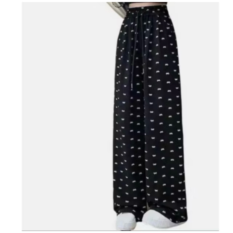Quần xuông hoạ tiết  nơ cạp  chun có  túi  30-65 kg chất  dạ cá  tàu  mềm  mịn mặc 4 mùa | BigBuy360 - bigbuy360.vn