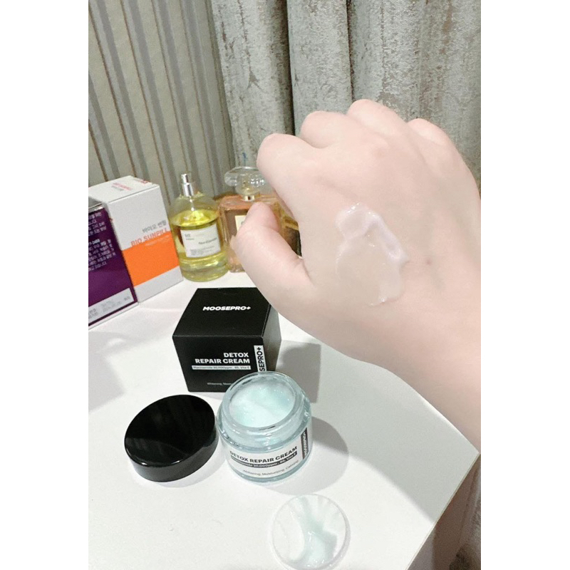 Kem dưỡng Moosepro+ detox repair cream giúp dưỡng ẩm, trắng da,50ml - hạn 2028 Hàn Quốc  IS408