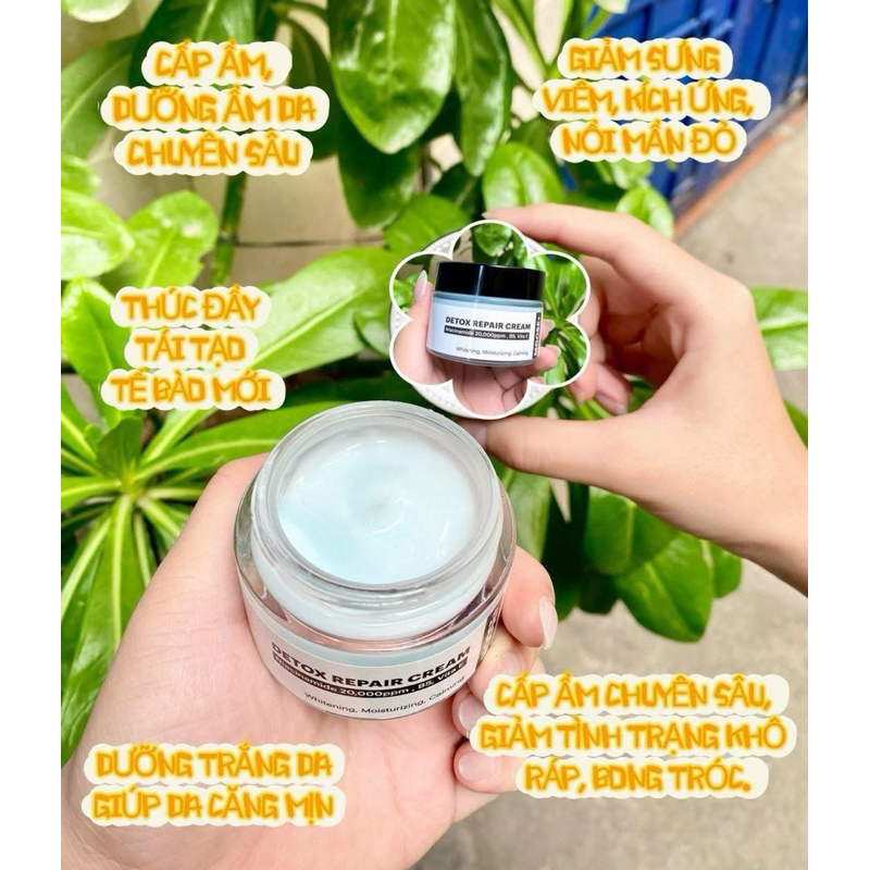 Kem dưỡng Moosepro+ detox repair cream giúp dưỡng ẩm, trắng da,50ml - hạn 2028 Hàn Quốc  IS408