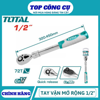 ĐỒ NGHỀ TOTAL Tay vặn mở  rộng 1/2 inch  dài 320- 450mm THT106128L