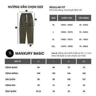 Quần kaki túi hộp nam nữ ống rộng, quần Cargo Pant kaki ống suông phong cách Hàn Quốc K04