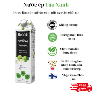 Nước Ép Táo Xanh Bonne Nhập Khẩu Phần Lan - 1 lít