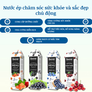 Nước Ép Táo Xanh Bonne Nhập Khẩu Phần Lan - 1 lít