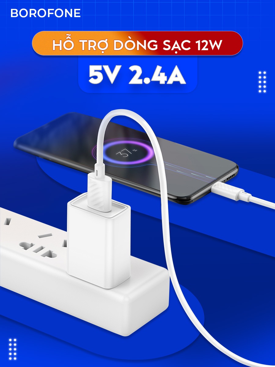Ảnh Dây cáp sạc Hoco X88 Micro-USB 2.4A 12W dành cho android, dây dài 1 mét 4