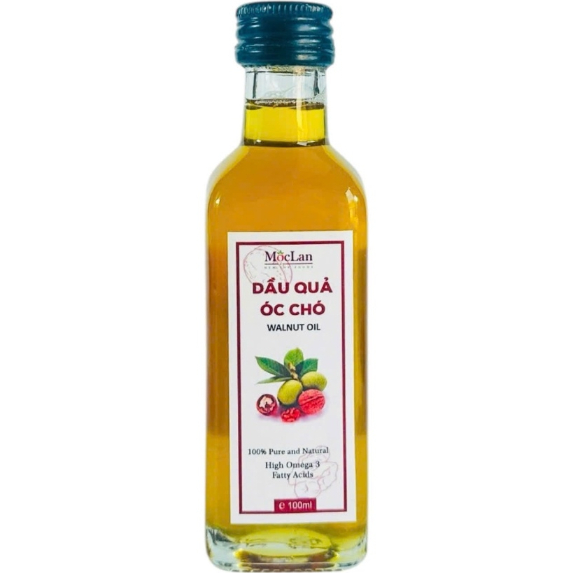 Ảnh Dầu Óc Chó Tự Nhiên Mộc Lan  100ml - 250ml Omega 369 phụ nữ có thai, mẹ cho con bú, trẻ ăn dặm 2