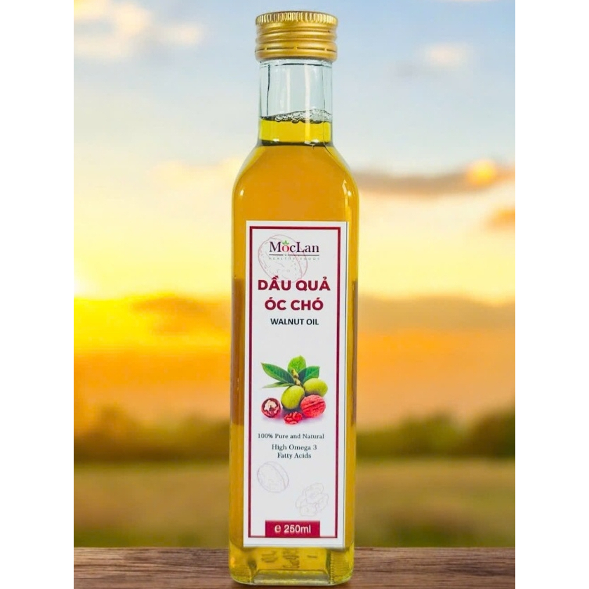Ảnh Dầu Óc Chó Tự Nhiên Mộc Lan  100ml - 250ml Omega 369 phụ nữ có thai, mẹ cho con bú, trẻ ăn dặm 4