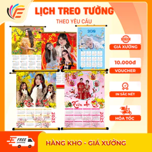 Lịch Sáo Treo Tường Lịch Tết 2025 - In theo yêu cầu - THIẾT KẾ MIỄN PHÍ