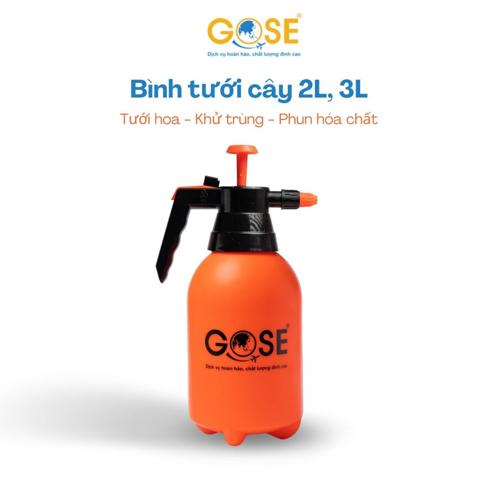 Ảnh Bình xịt tưới cây cảnh 2L 3L GOSE vòi 2 chế độ tiện dụng cụ làm vườn cao cấp 1
