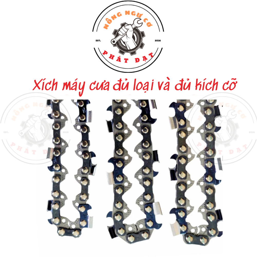 Xích máy cưa hãng KING cao cấp, đủ thông số như V3 (72), Mini (91), 325, chuột, cứng, sắc lẹm, bền