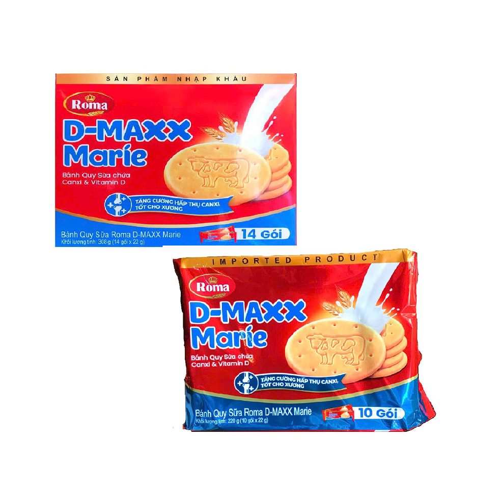 Bánh Quy Sữa Roma D-MAXX Marie Milk Biscuit | Shopee Việt Nam