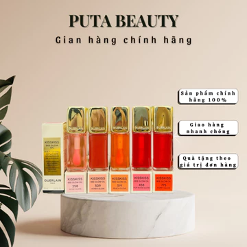 Son dưỡng môi dạng oil / Dầu dưỡng môi Guerlain kisskiss bee glow oil - Puta Beauty