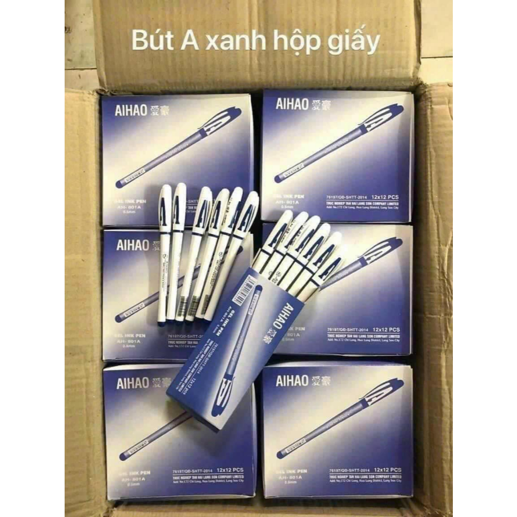SET 12 BÚT BI NƯỚC CHỮ A AIHAO NÉT SIÊU ĐẸP