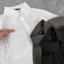 Áo sơ mi nam nữ Unisex ngắn tay Basic màu trắng và đen sơ mi lụa mịn mát form rộng SM-Trend Woo-15