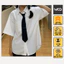 Áo sơ mi nam nữ Unisex ngắn tay Basic màu trắng và đen sơ mi lụa mịn mát form rộng SM-Trend Woo-15