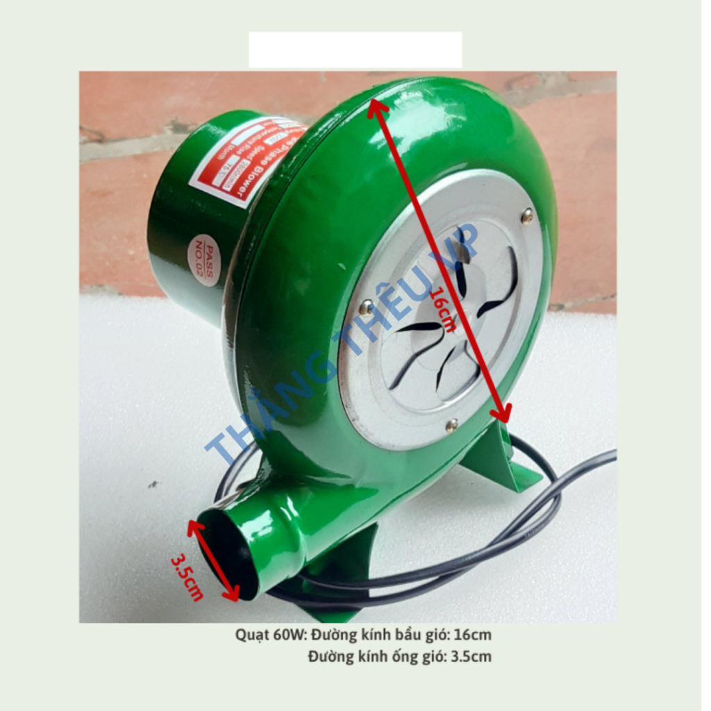 Quạt thổi bếp than bếp lò quạt thổi lò máy nướng thịt công suất 40w 60w 80w 100w 120w 150w