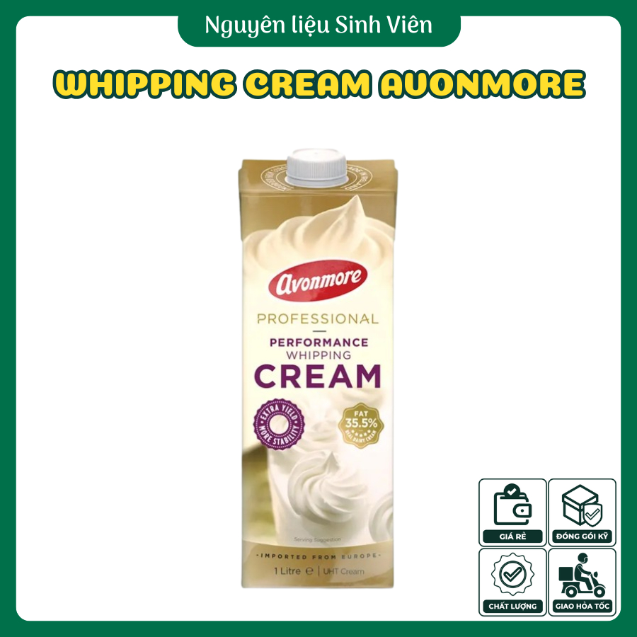 Whipping cream Avonmore (1L) | Shopee Việt Nam