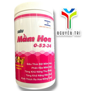 Chuyên tạo mầm hoa, to nụ (búp), Chống rụng hoa gãy cuốn hoa. Hũ nhựa 1kg có seal