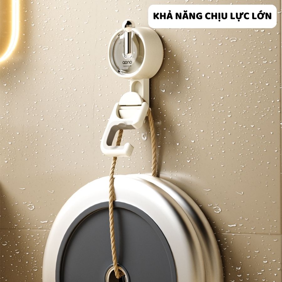 Móc Treo Chổi, Cây Lau Nhà ENODA HOME, Móc Hút Chân Không Bảo Vệ Tường, Không Khoan Đục MT003