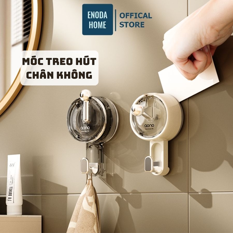Móc Treo Hút Chân Không ENODA HOME, Móc Treo Đồ Đa Năng Không Khoan Đục Bảo Vệ Tường Nhà MT002