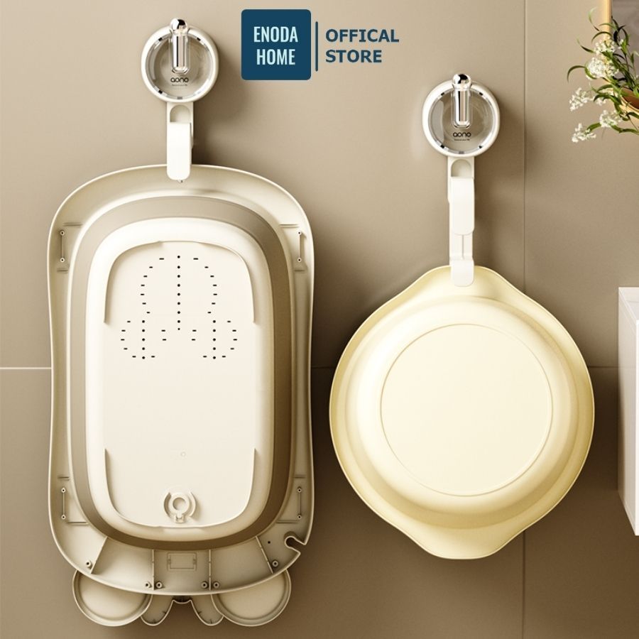 Giá Treo Chậu Rửa Mặt ENODA HOME , Móc Treo Chậu Rửa, Móc Treo Đồ Nhà Tắm Hút Chân Không, Tránh Khoan Đục MT004