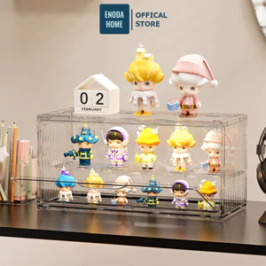 Hộp Trưng Bày Mô Hình, Lego ENODA HOME, Hộp Trong Suốt Đựng Đồ Chơi Chia Ngăn ENODA HOME HTS002