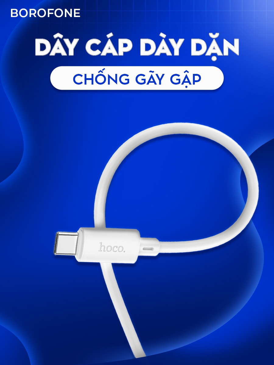 Ảnh Dây sạc Hoco X88 60W Type-C to Type-C dành cho android: samsung, oppo.. dây dài 1 mét 1