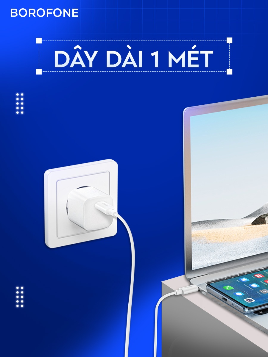 Ảnh Dây sạc Hoco X88 60W Type-C to Type-C dành cho android: samsung, oppo.. dây dài 1 mét 3