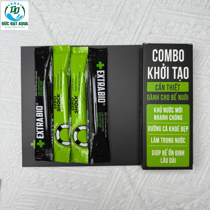 Vi Sinh Extrabio và Rezoshock Vi Sinh Làm Trong Nước Bể Cá Cảnh - Combo khởi Tạo cho người mới chơi cá 2