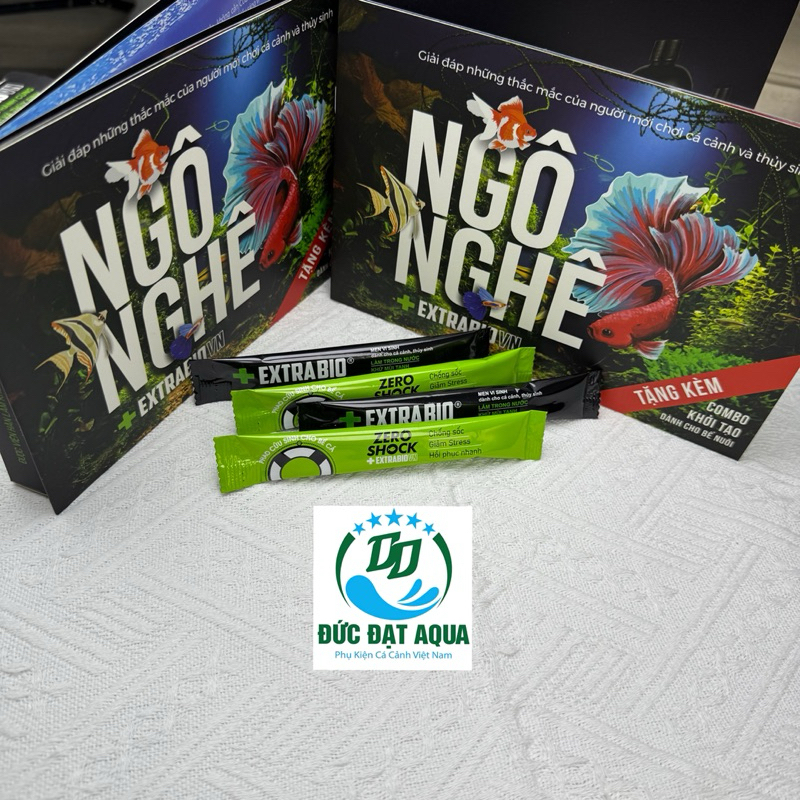 Vi Sinh Extrabio và Rezoshock Vi Sinh Làm Trong Nước Bể Cá Cảnh - Combo khởi Tạo cho người mới chơi cá 6
