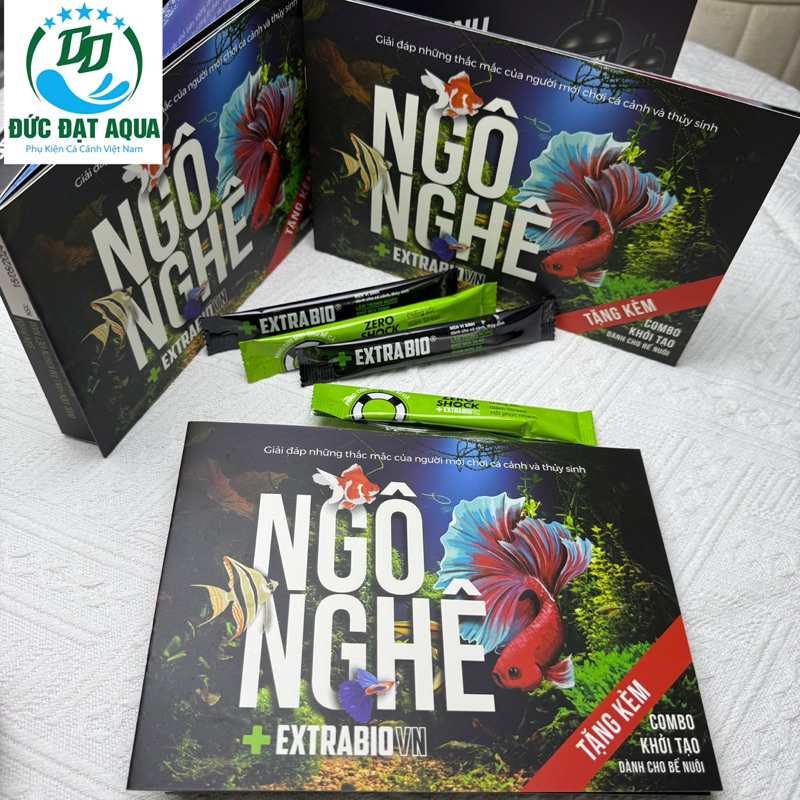 Vi Sinh Extrabio và Rezoshock Vi Sinh Làm Trong Nước Bể Cá Cảnh - Combo khởi Tạo cho người mới chơi cá 5