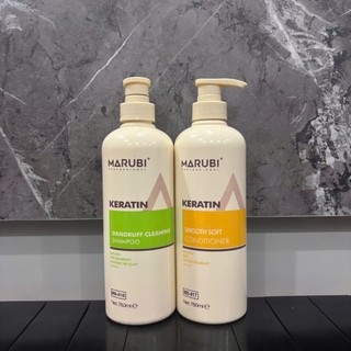 Cặp Gội - Xả MARUBI Chống Gàu Mềm Mượt Thơm Nước Hoa 750ML