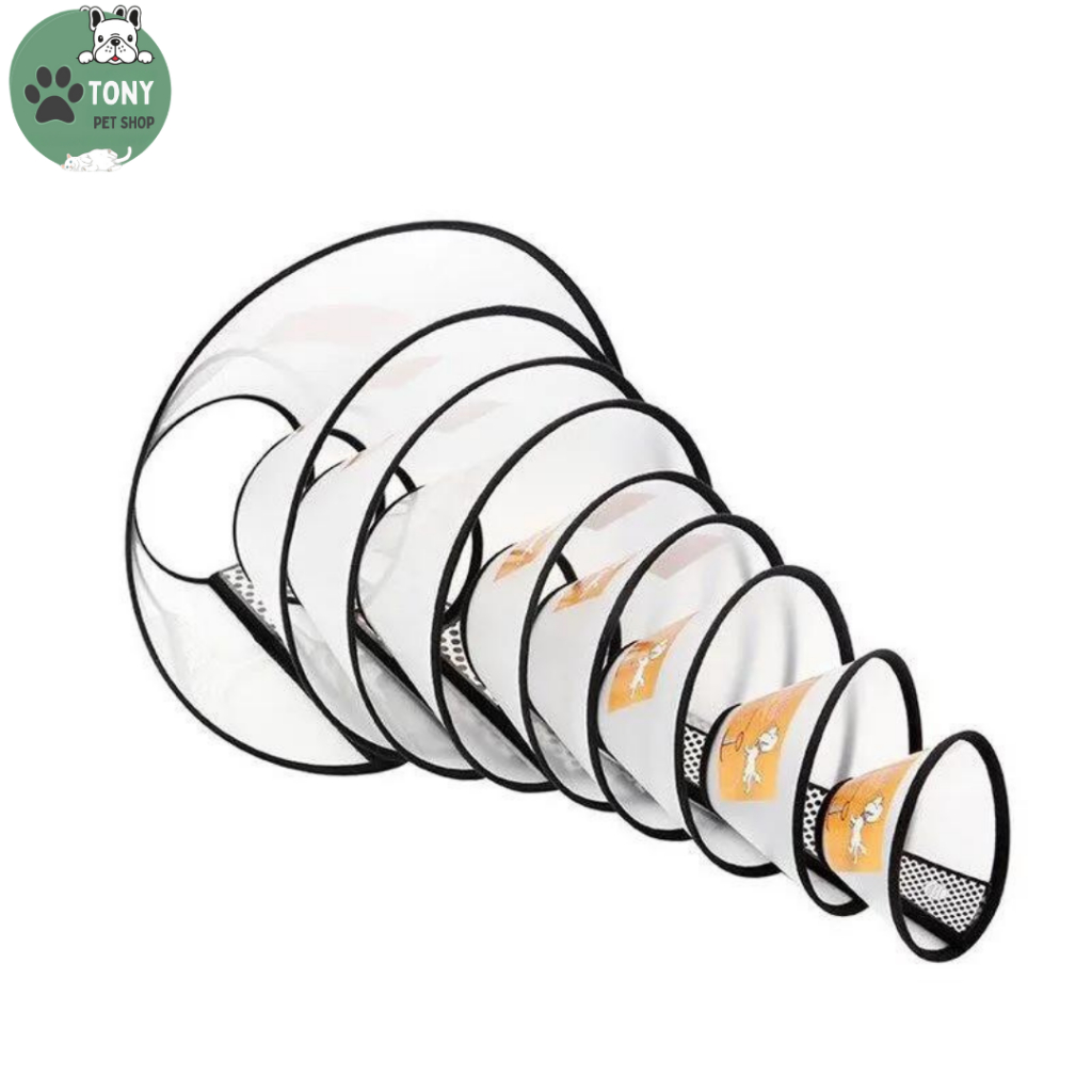 Loa chống liếm cho chó , mèo - Vòng cổ chống liếm cho chó mèo đủ size