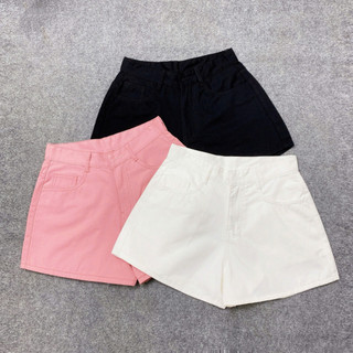 Quần Đùi Kaki Bigsize Nữ Lưng Cao Ống Rộng Cá Tính Cho Nàng Chubby 50-95kg Q531