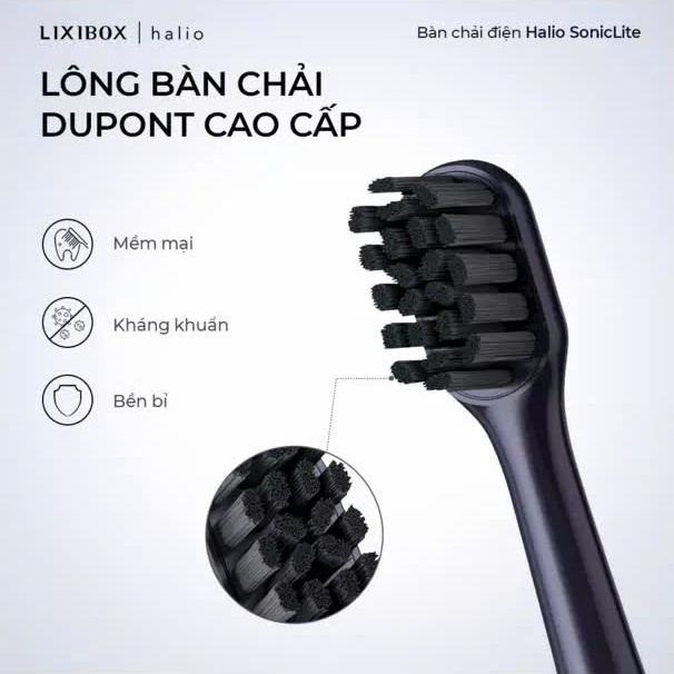 [SPLIVE] Bàn Chải Điện Halio SonicLite Electric Toothbrush - Ocean Blue