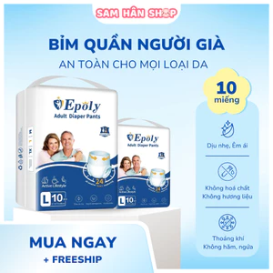 Bỉm Quần/Tã Dán người già Ipaly/Epoly mềm mại thấm hút tốt, Bỉm người già chất lượng giá rẻ