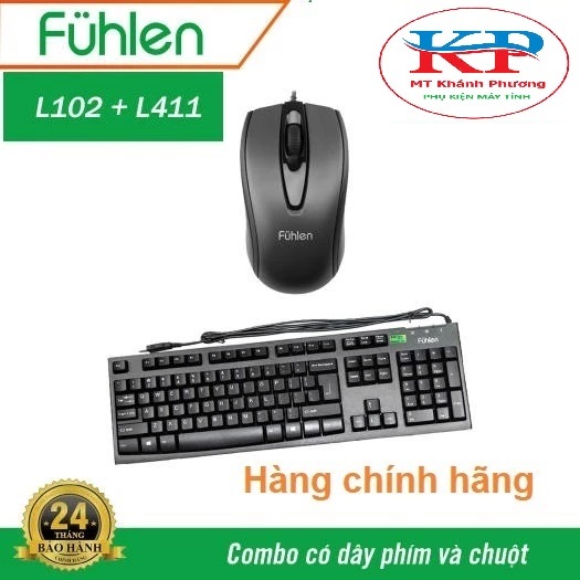 Bộ Bàn Phím và Chuột Có Dây Fuhlen L411 + L102 - Hàng Chính Hãng Bảo ...